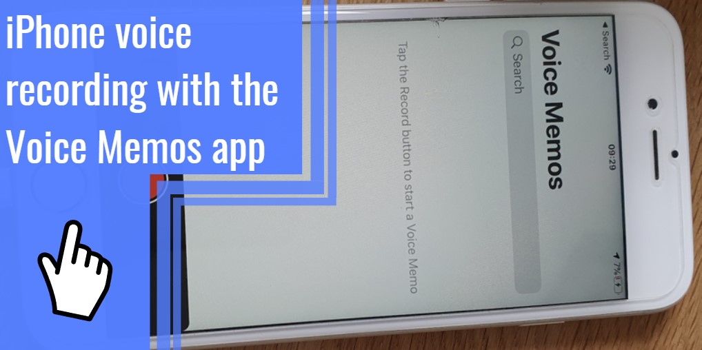 iphone voice recording whit the voice memos app
